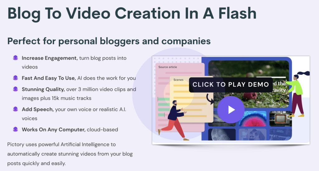 Pictory.ai Blog To Video Creation In A Flash
